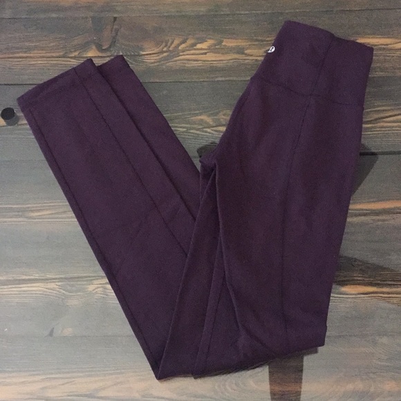lululemon athletica Pants - Lululemon burgundy high rise